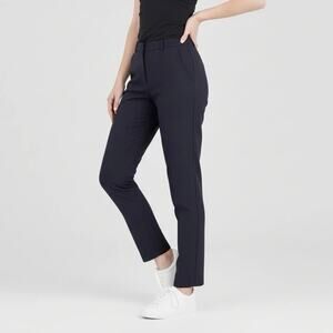 J.Crew Women’s Navy Blue Pull-On Pants Size 6 Polyester/Viscose/Elastane